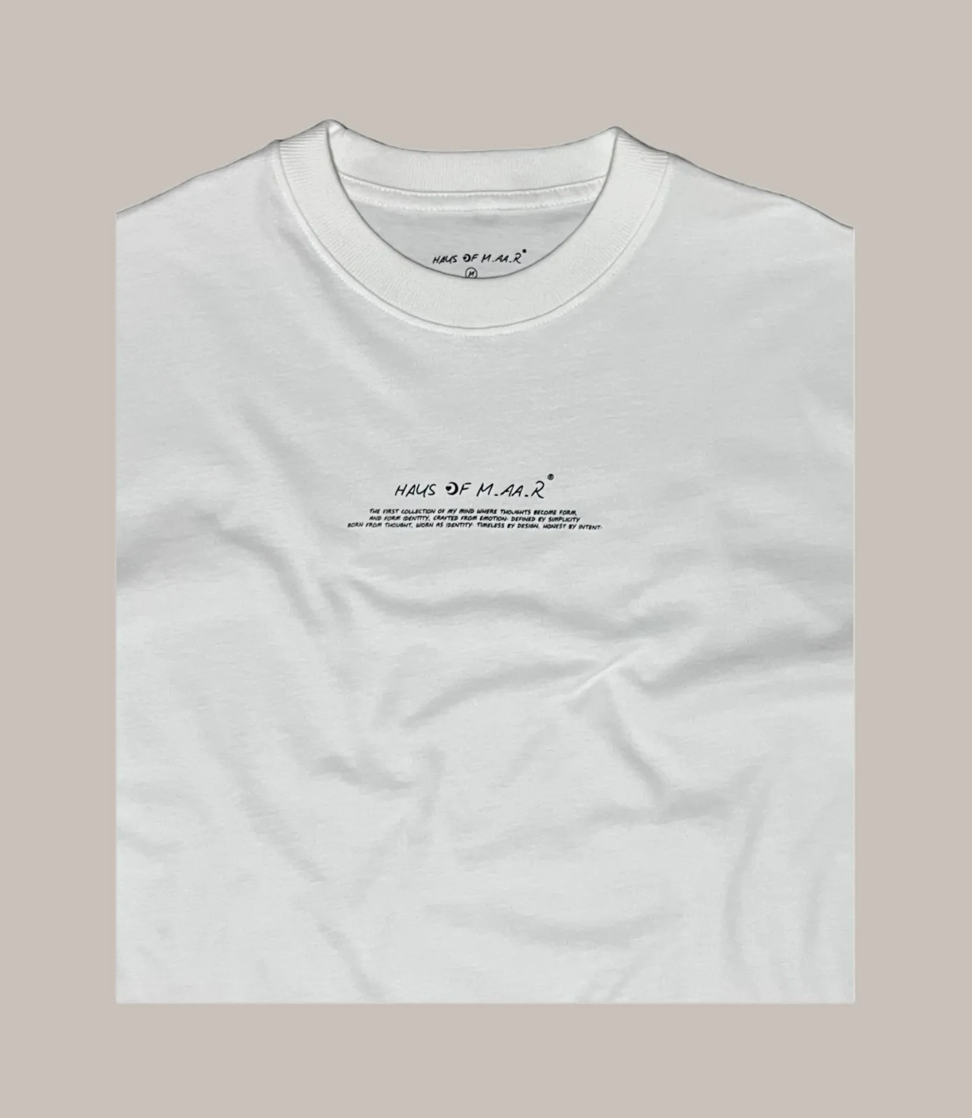 ARCHIVE LOGO OVERSIZED TEE white