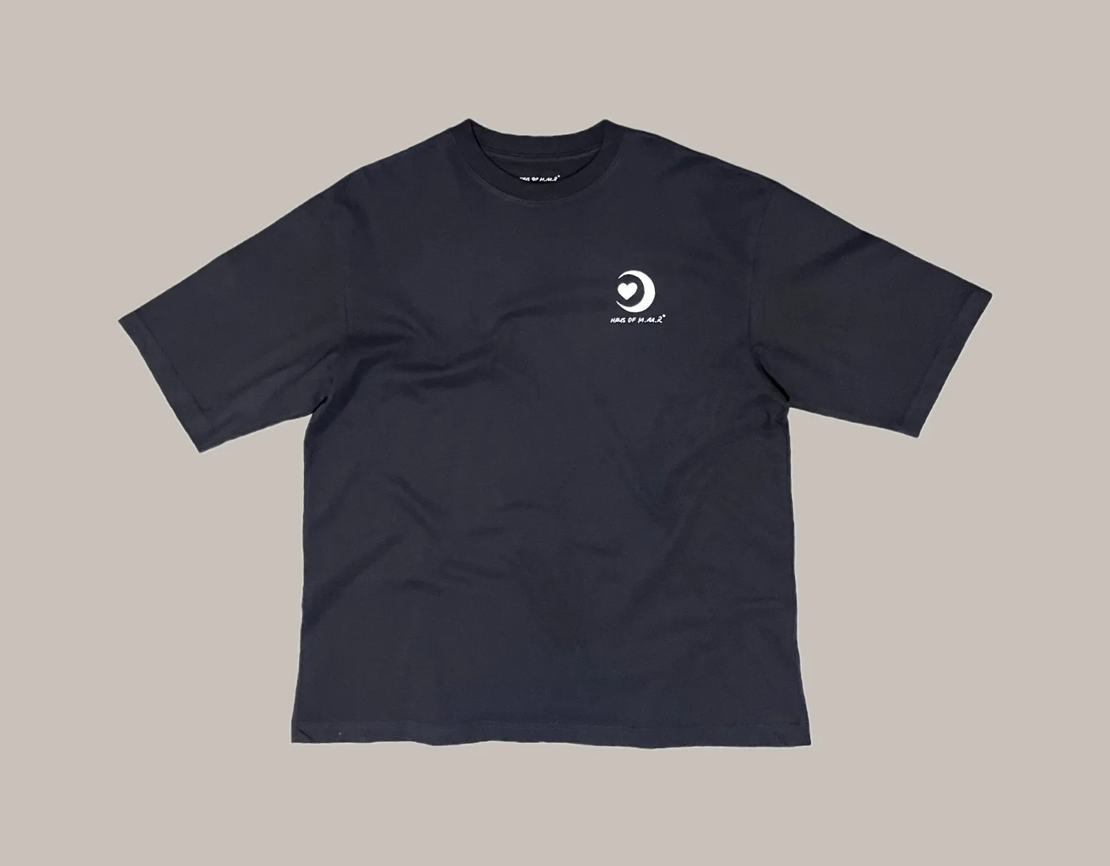 M.AA.R CLASSIC LOGO OVERSIZED TEE black