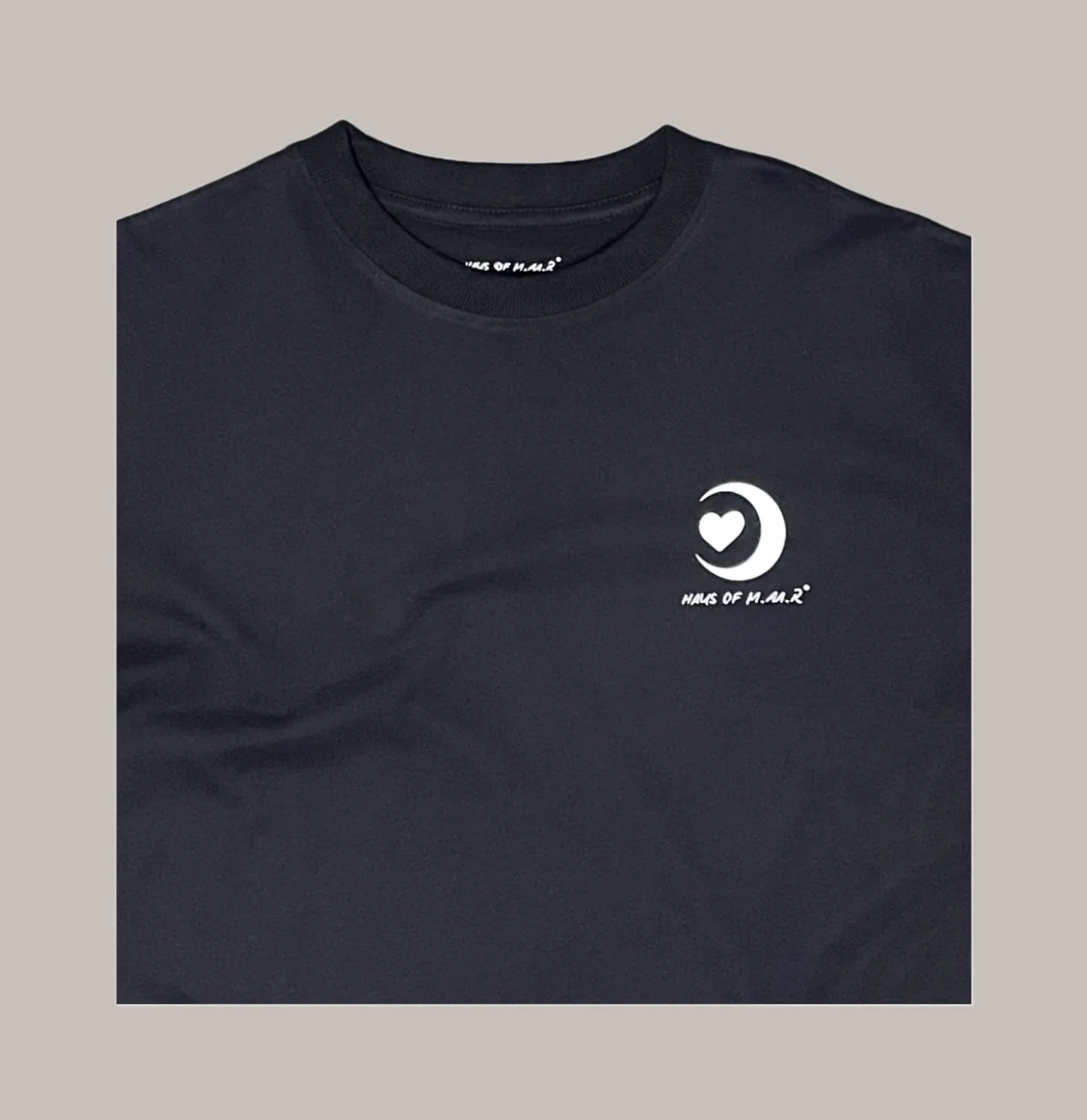 M.AA.R CLASSIC LOGO OVERSIZED TEE black
