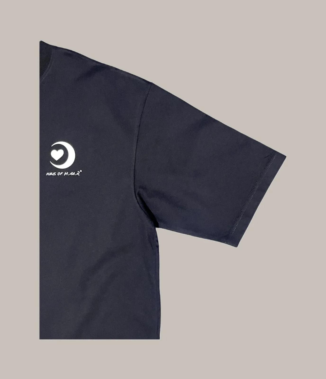 M.AA.R CLASSIC LOGO OVERSIZED TEE black