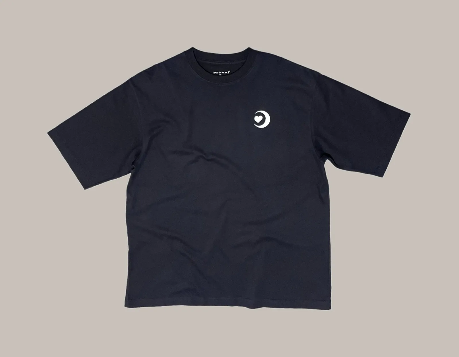 M.AA.R LOGO OVERSIZED TEE black