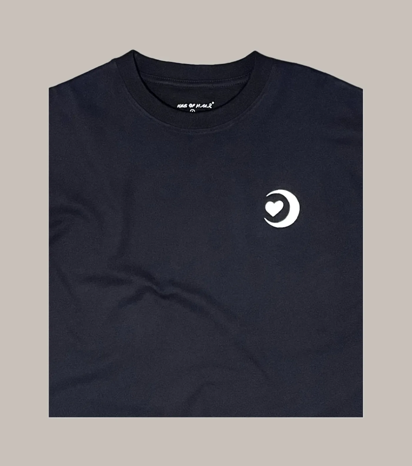 M.AA.R LOGO OVERSIZED TEE black
