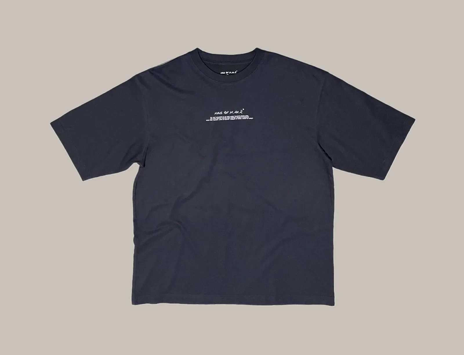 ARCHIVE LOGO OVERSIZED TEE black