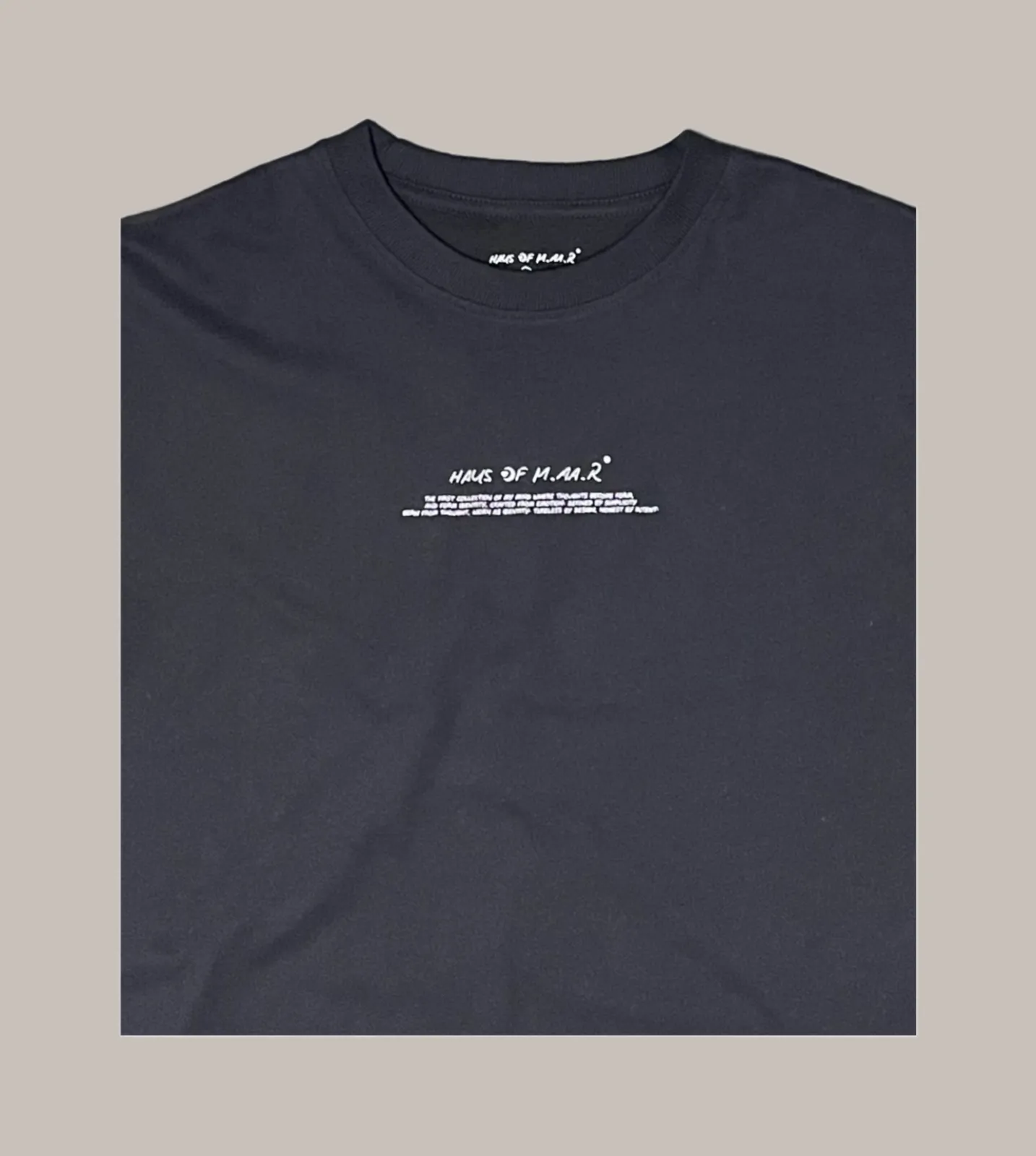 ARCHIVE LOGO OVERSIZED TEE black