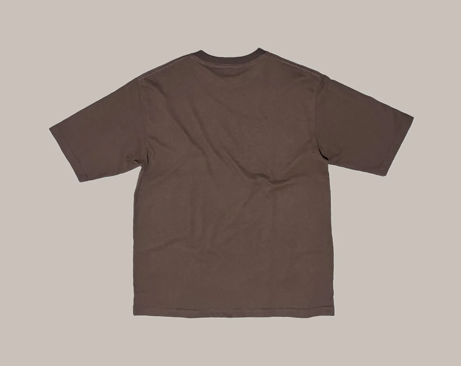 M.AA.R CLASSIC LOGO OVERSIZED TEE choco brown
