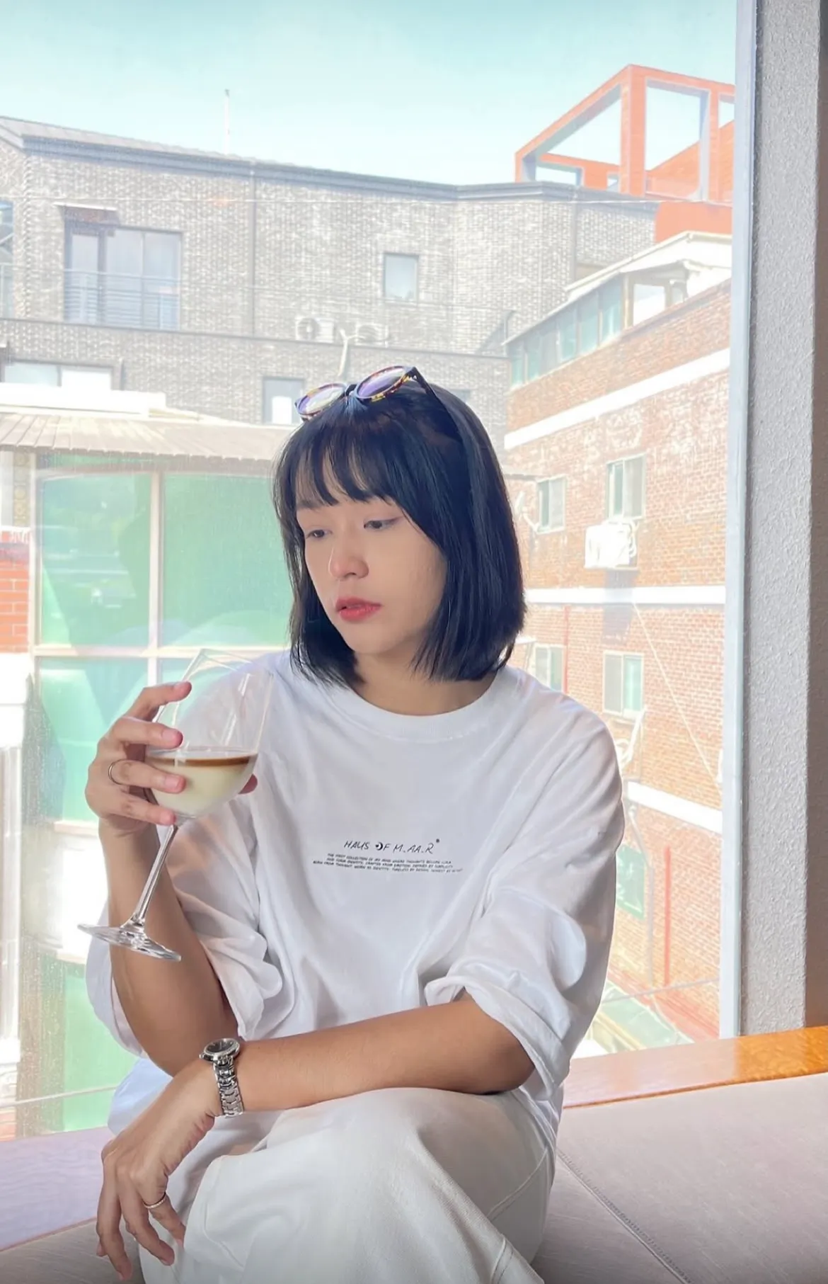 ARCHIVE LOGO OVERSIZED TEE white - Oversize T-Shirt by Haus of Maar