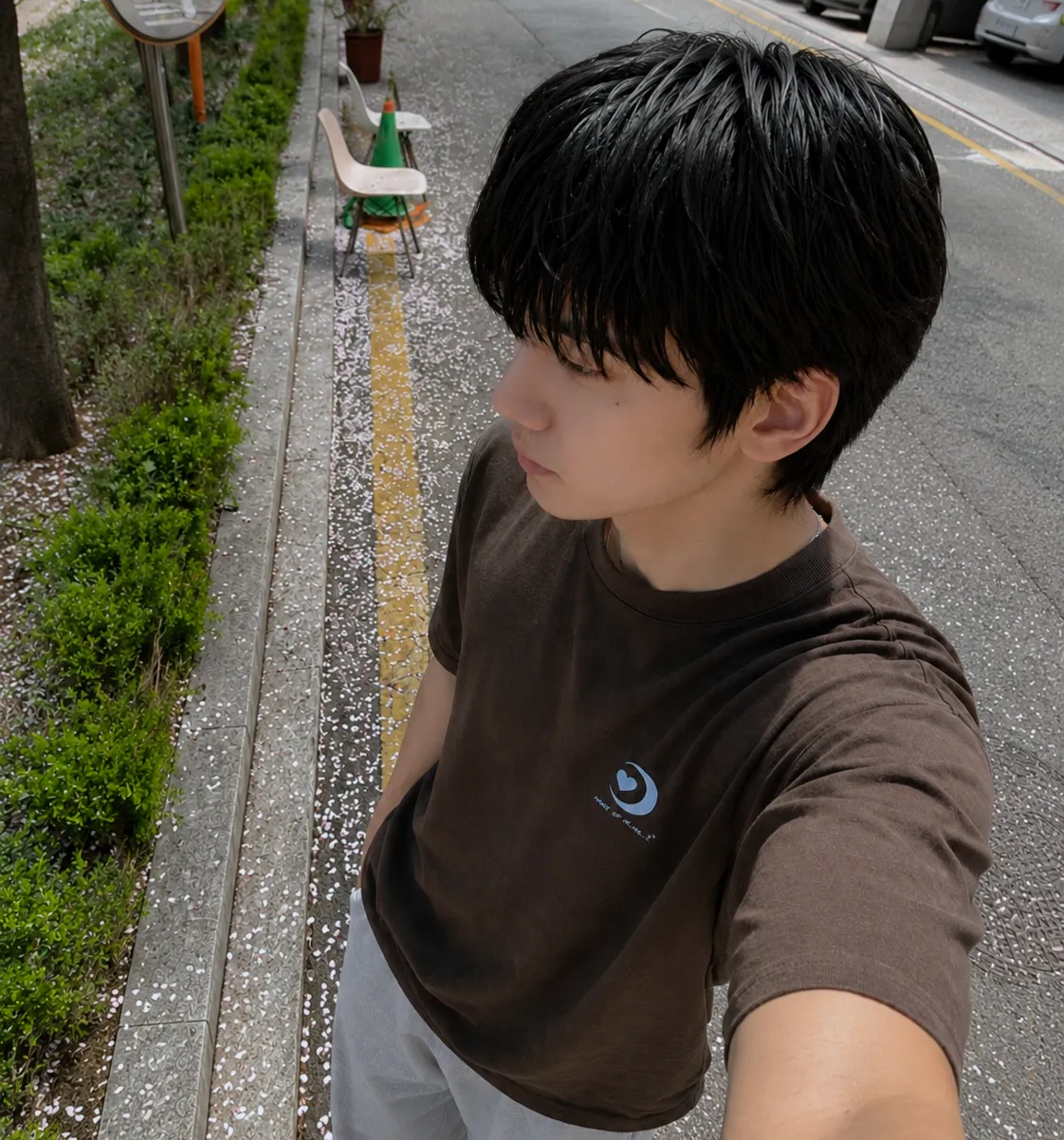 M.AA.R CLASSIC LOGO OVERSIZED TEE choco brown - Oversize T-Shirt by Haus of Maar