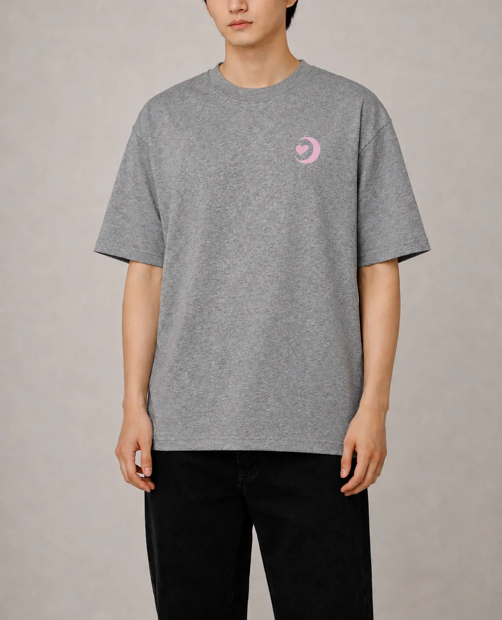 M.AA.R LOGO OVERSIZED TEE  top dyed gray  - Oversize T-Shirt by Haus of Maar