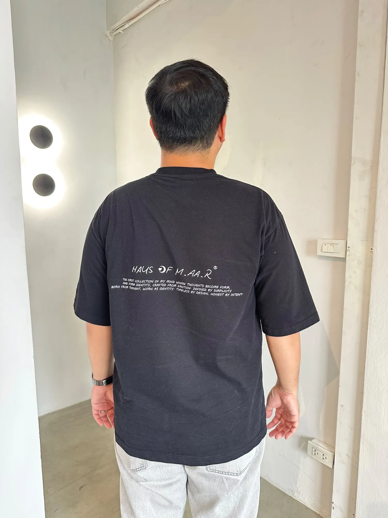 M.AA.R LOGO OVERSIZED TEE black - Oversize T-Shirt by Haus of Maar