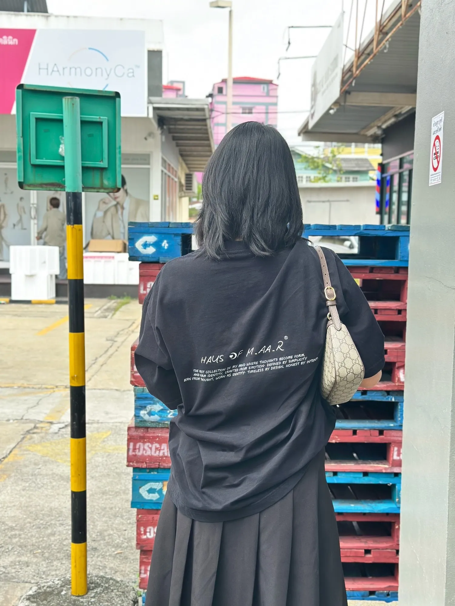 M.AA.R LOGO OVERSIZED TEE black - Oversize T-Shirt by Haus of Maar